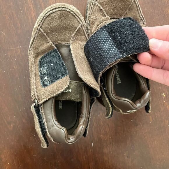 Hatchbacks Kids Boys Brown Shoes 8 Leather Suede Straps Orthopedic Corrective - Picture 6 of 7